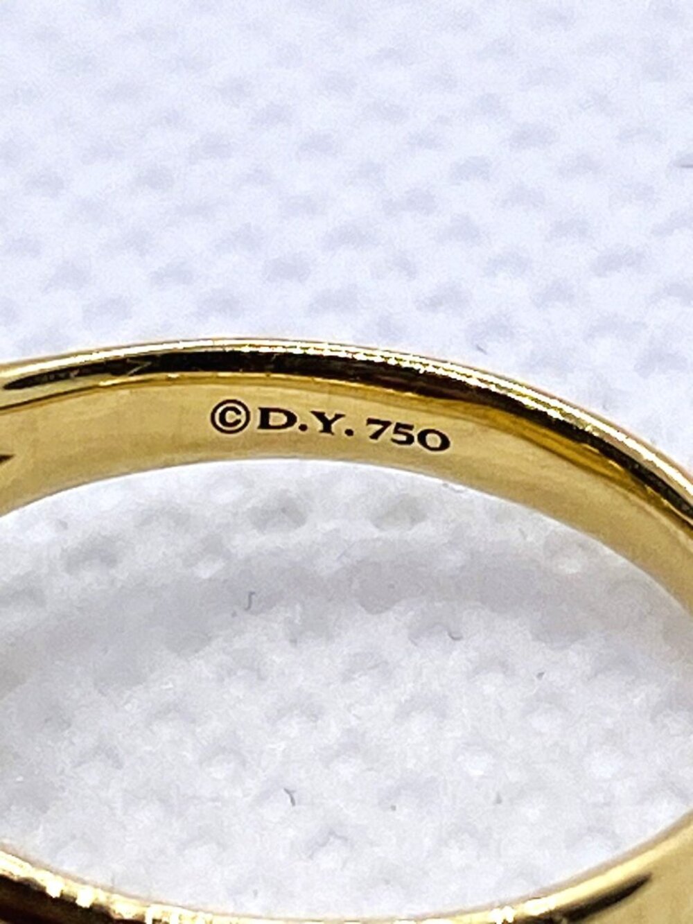 David Yurman Star Diamond Pinky Ring 18K 750 Size 2.5 - Picture 6 of 13